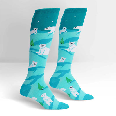 Polar Bear Stare | Women's Knee-high