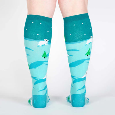 Polar Bear Stare | Women's Knee-high