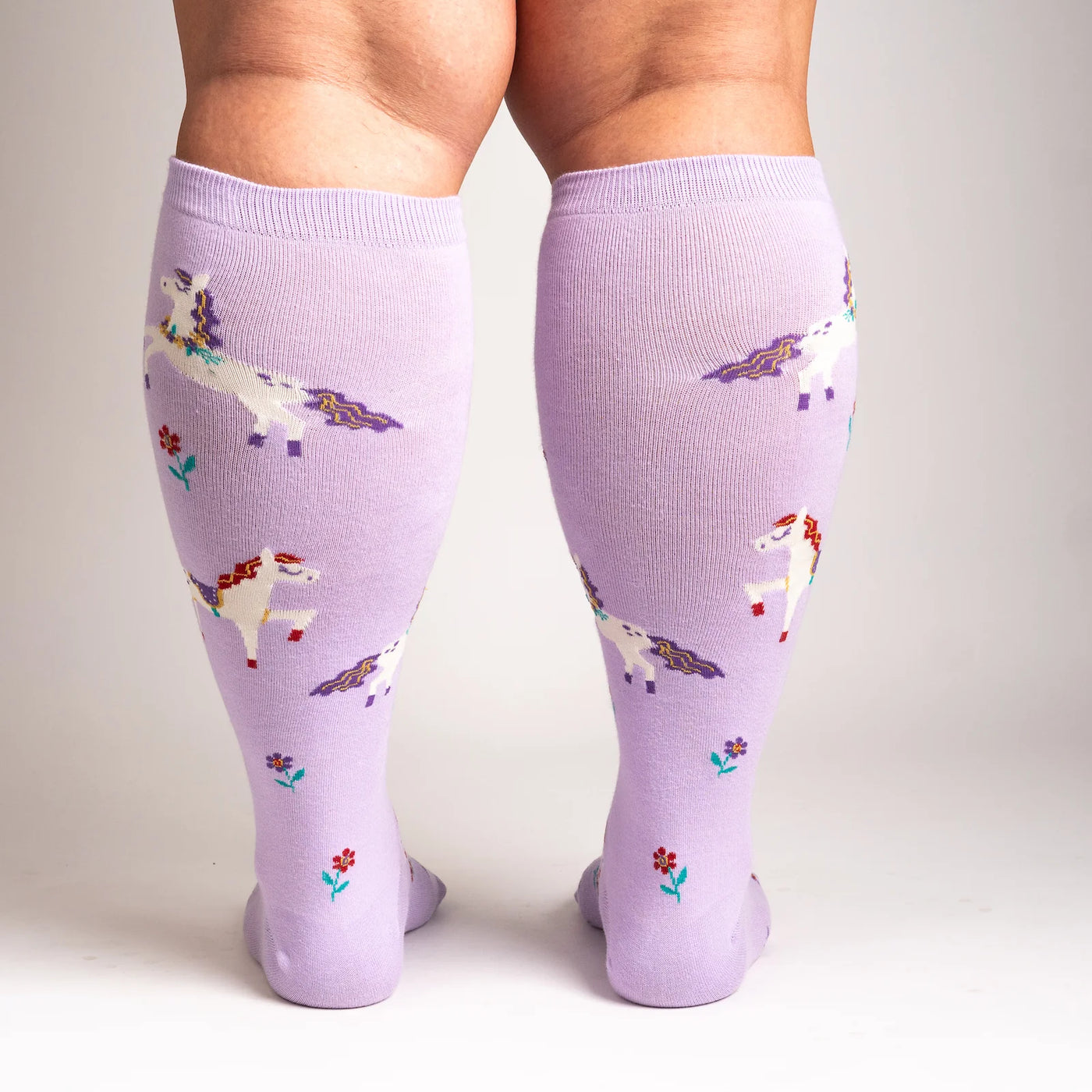 Prancing Around | All Gender Stretch-It™ Wide Calf Knee-high