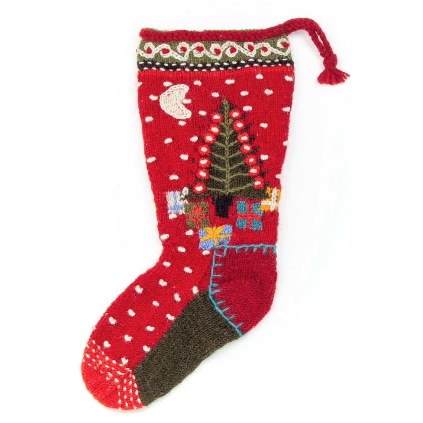 Presents | Wool Knit Holiday Stocking