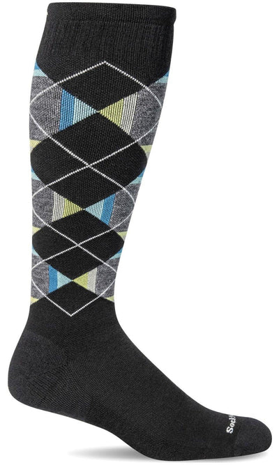 Prism Argyle | Moderate Graduated Compression Socks - Sockwell - The Sock Monster