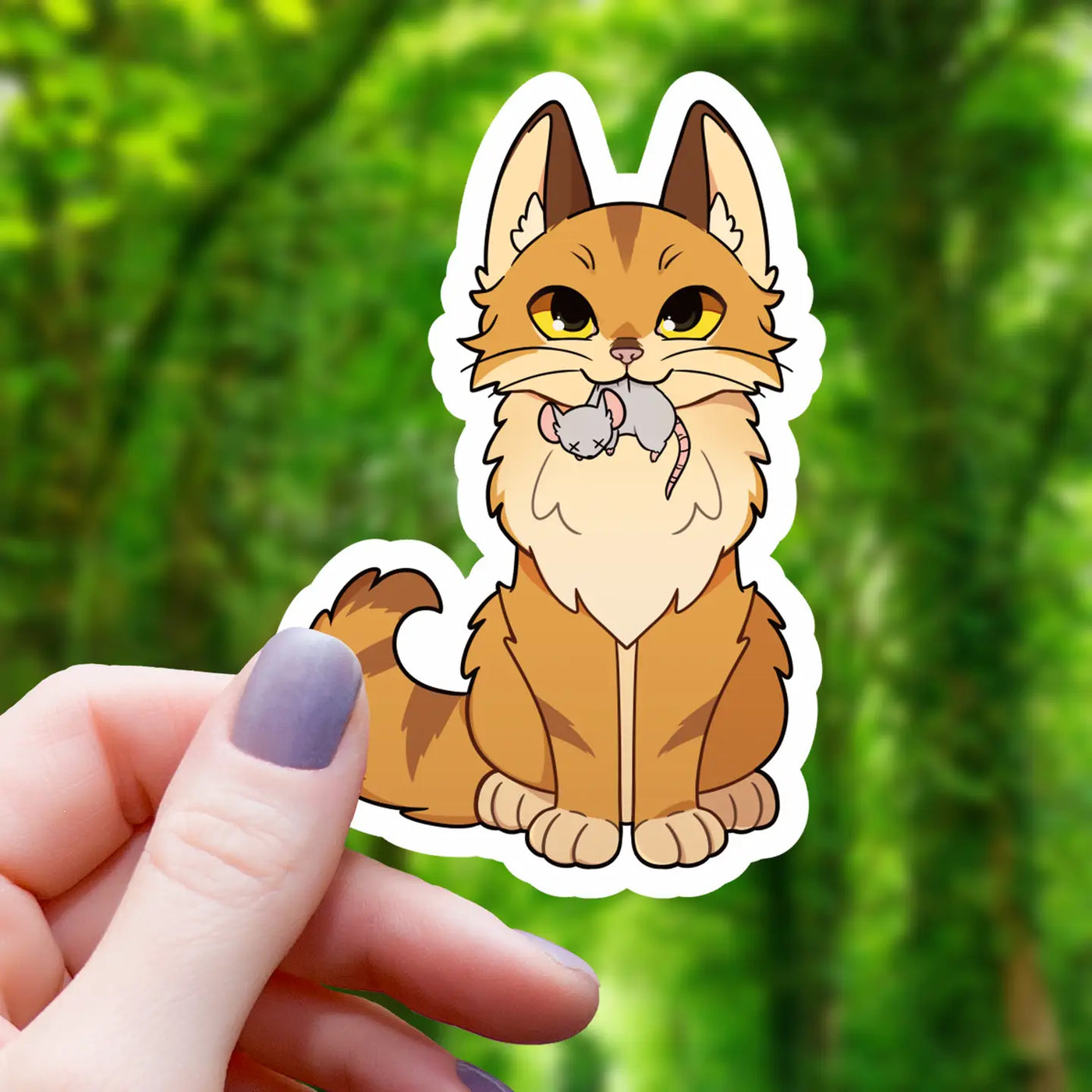 Proud Tabi Cat Hunter | Vinyl Sticker