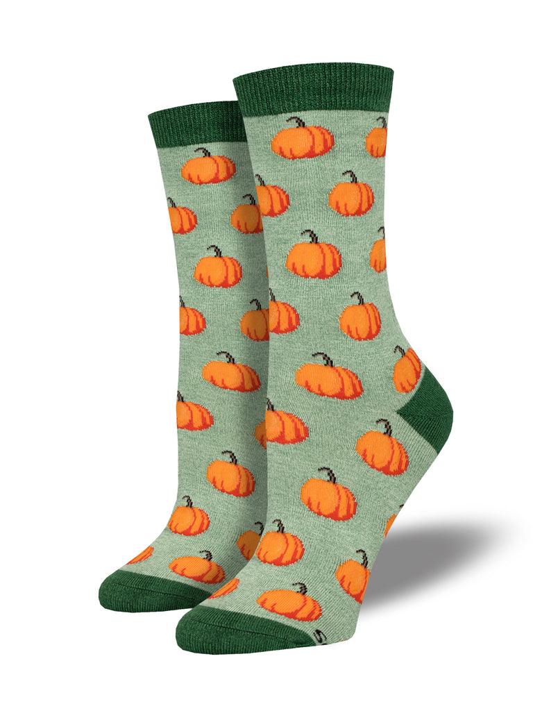 PUMPKIN PATCH, Bamboo, Women's Crew - Socksmith - The Sock Monster