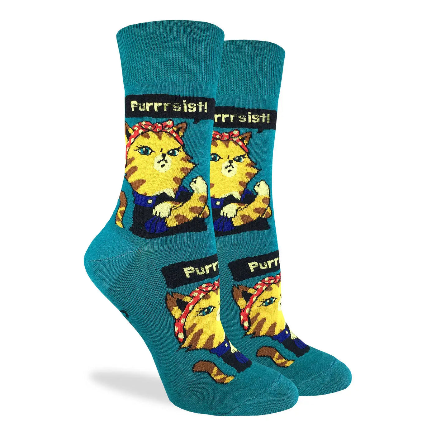 Purrsist Cat | Women's Crew