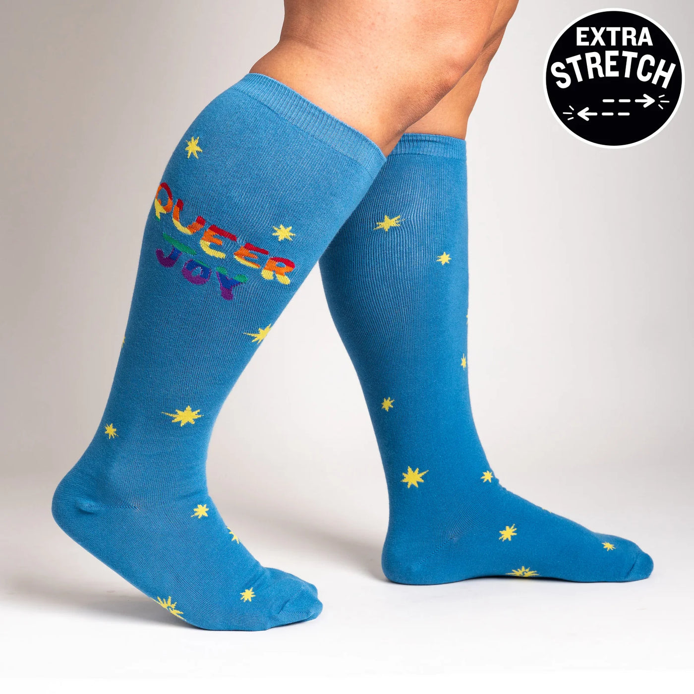 Queer Joy | All Gender Stretch-It™ Wide Calf Knee-high