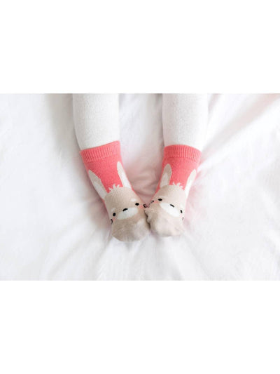 Rabbit Non-Skid Zoo Socks - Zoo Socks - The Sock Monster