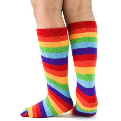 Rainbow Toe Socks, Kid's Crew - Foot Traffic - The Sock Monster