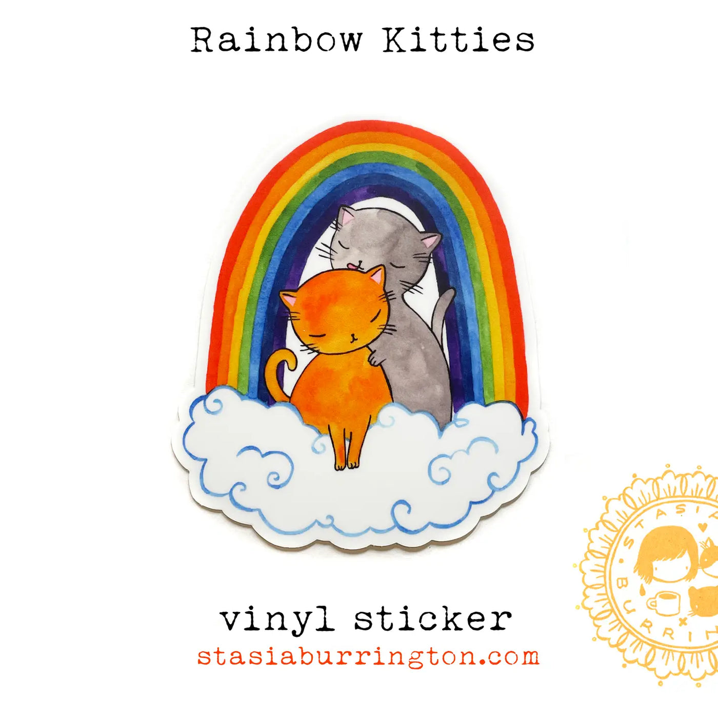 Rainbow Kitties | Vinyl Sticker