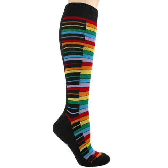 Rainbow Piano | Women's Knee-high