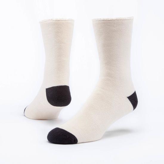 Recovery Socks, 89% Organic Cotton, Roll Top Crew - Maggie's Organics - The Sock Monster