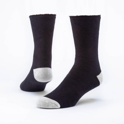 Recovery Socks, 89% Organic Cotton, Roll Top Crew - Maggie's Organics - The Sock Monster