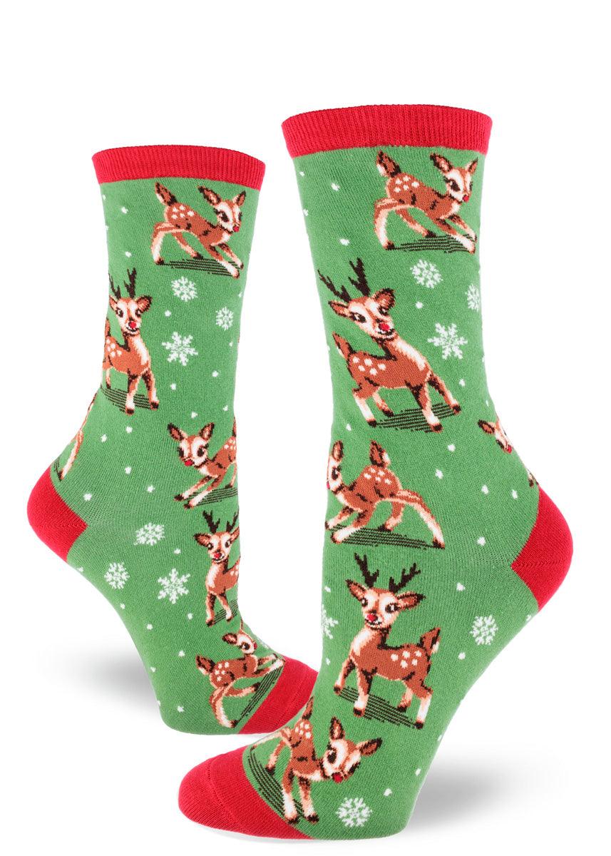 Reindeer Games, Women's Crew - ModSock - The Sock Monster