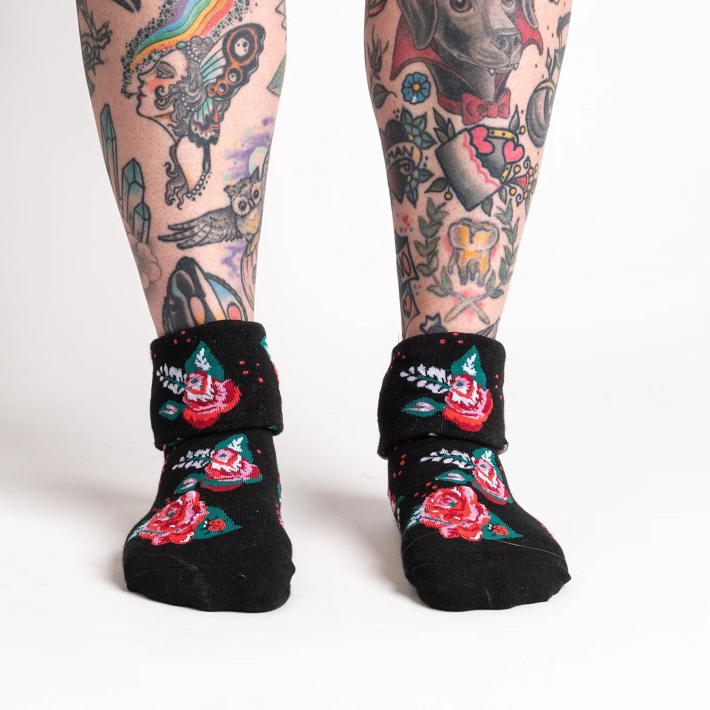 Rose City | Women's Turn Cuff Crew