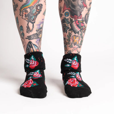 Rose City | Women's Turn Cuff Crew