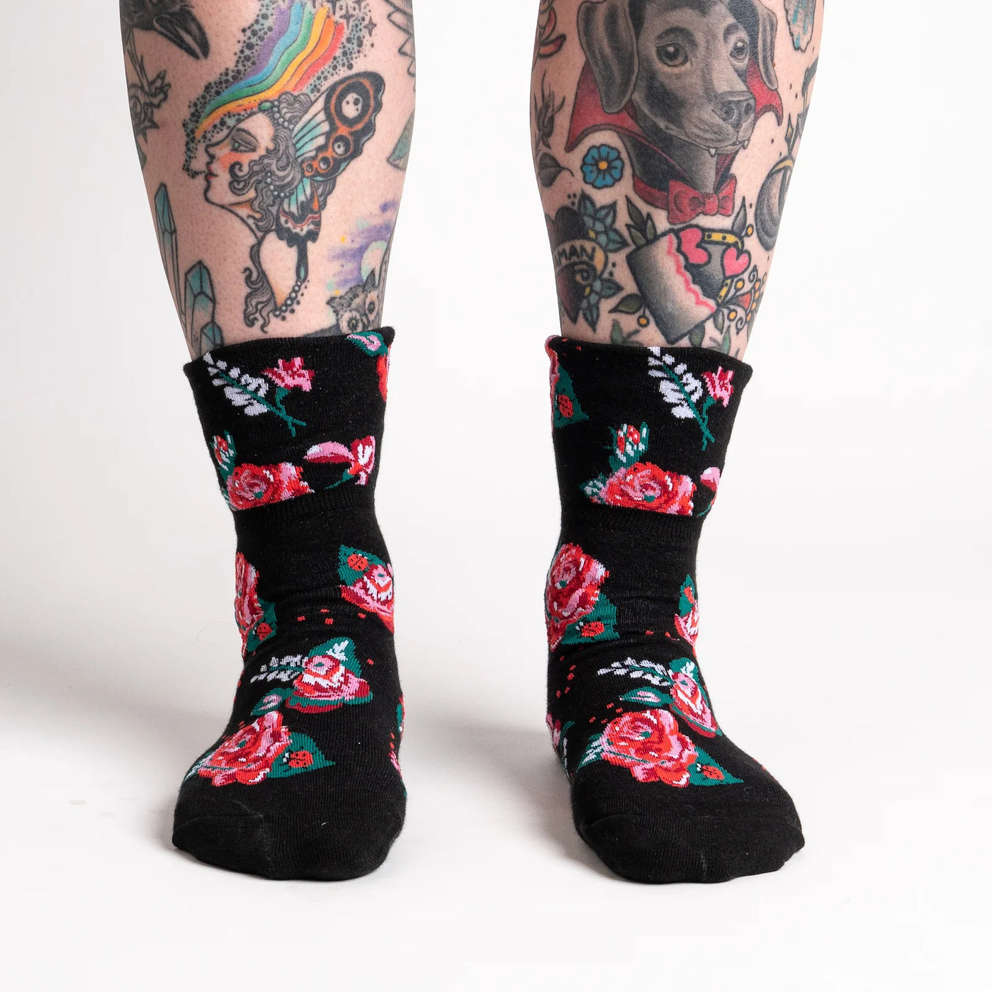 Rose City | Women's Turn Cuff Crew