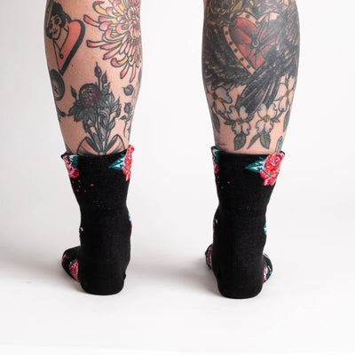 Rose City | Women's Turn Cuff Crew