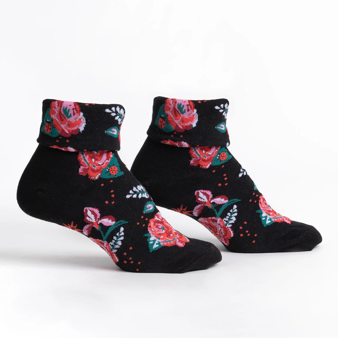Rose City | Women's Turn Cuff Crew