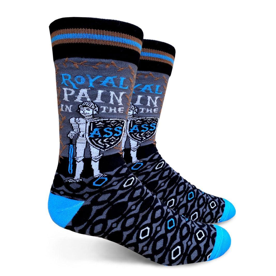 Royal Pain in the Ass, Mens Crew - Groovy Things - The Sock Monster