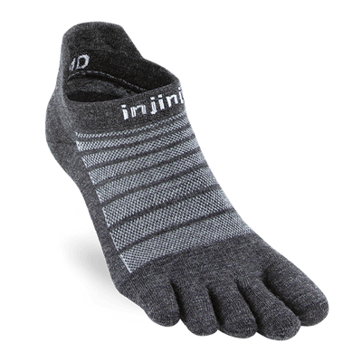 Run Lightweight No-Show Wool - Injinji - The Sock Monster