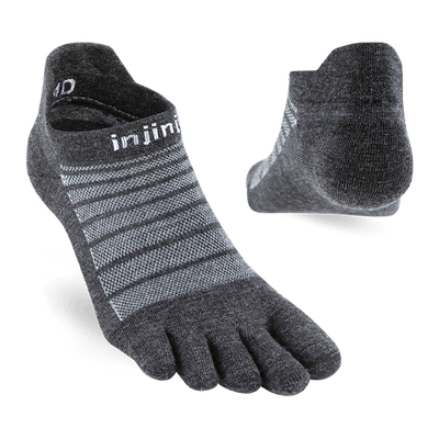 Run Lightweight No-Show Wool - Injinji - The Sock Monster