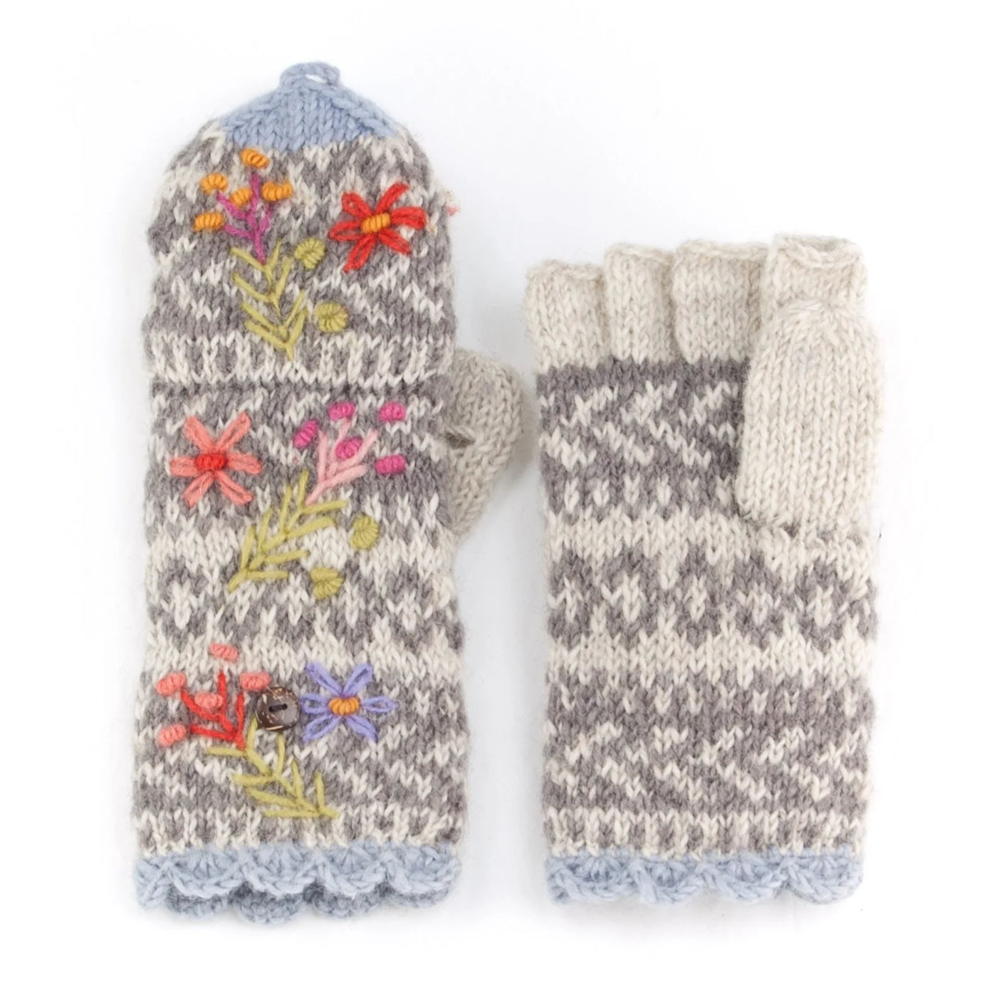 Sadie | Women's Wool Knit Convertible Mittens