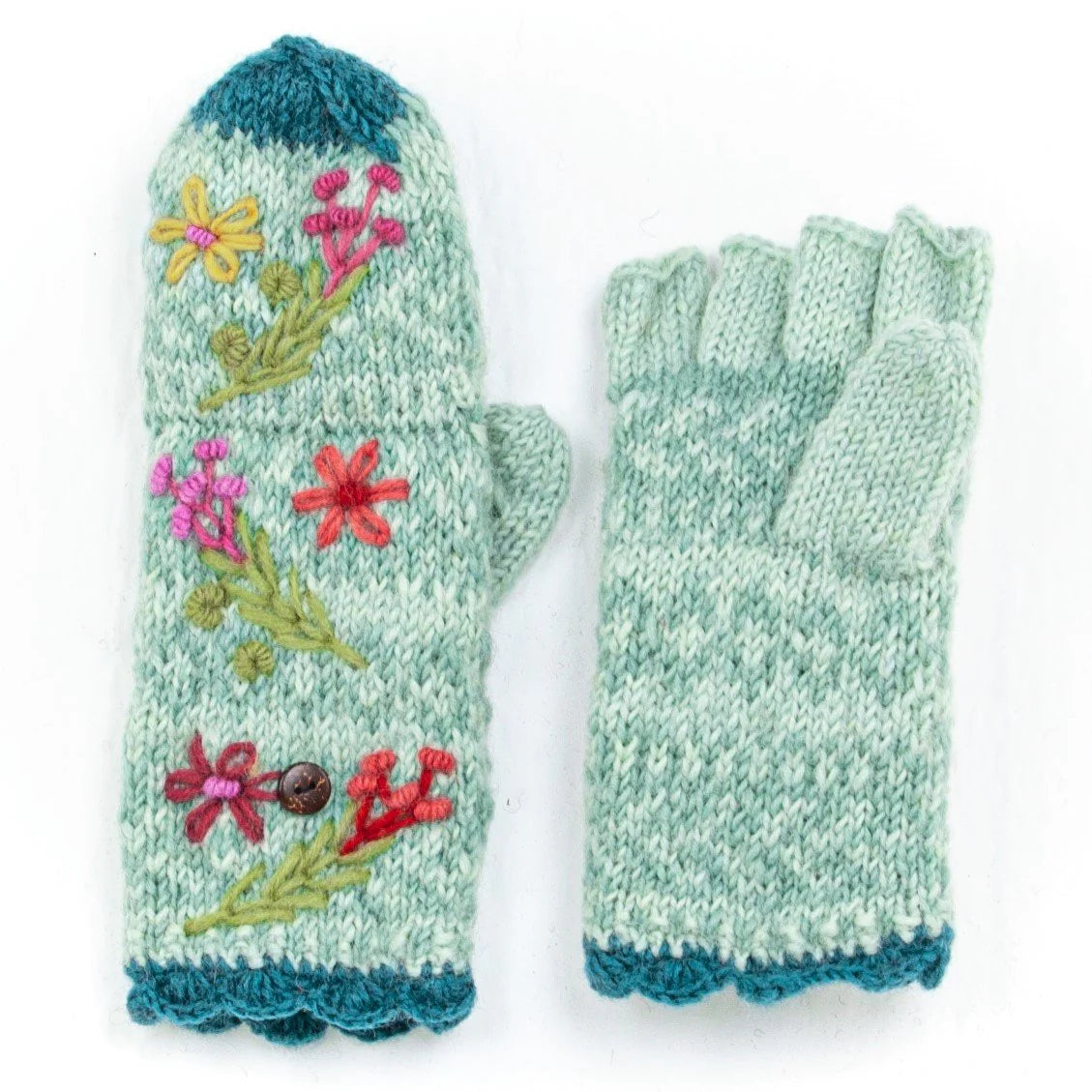 Sadie | Women's Wool Knit Convertible Mittens