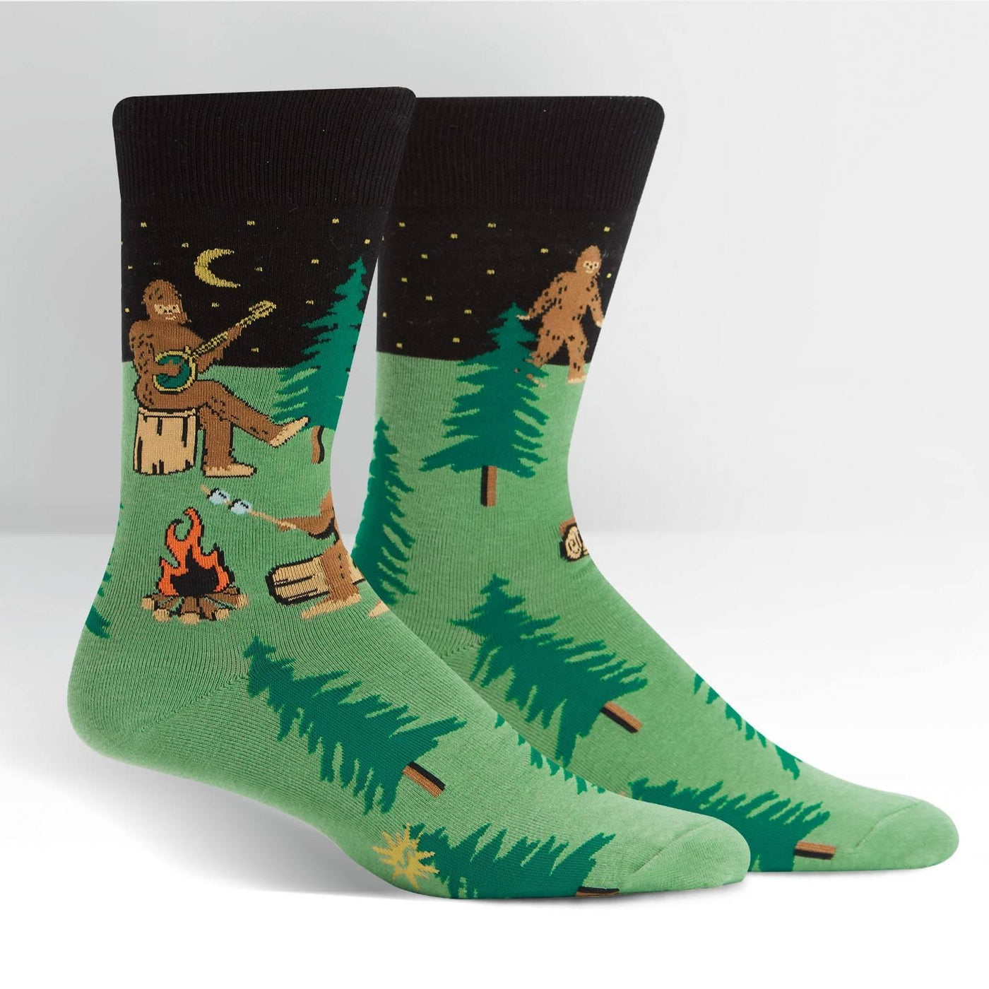 Sasquatch Camp Out, Men's Crew - Sock It To Me - The Sock Monster