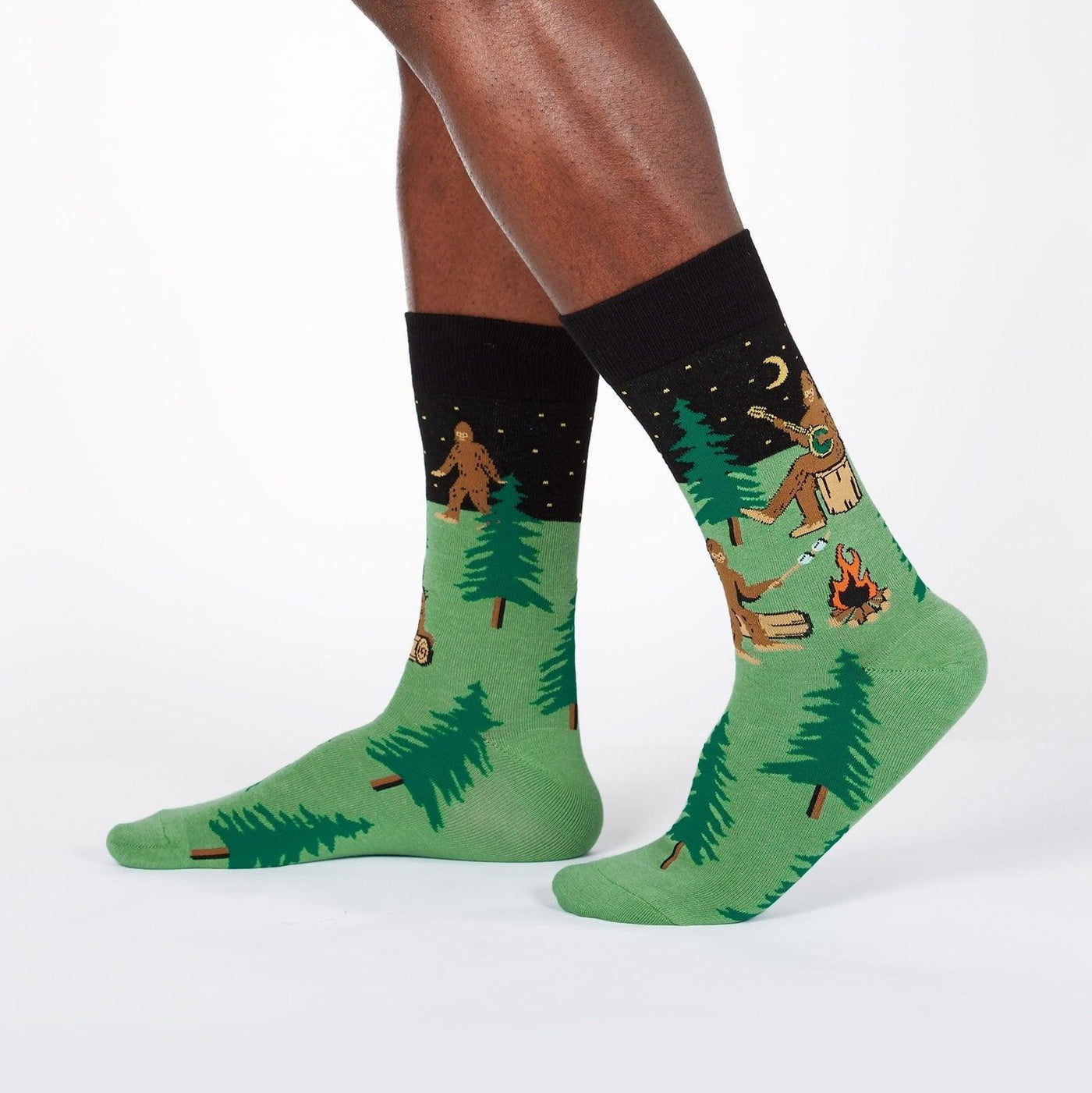 Sasquatch Camp Out, Men's Crew - Sock It To Me - The Sock Monster