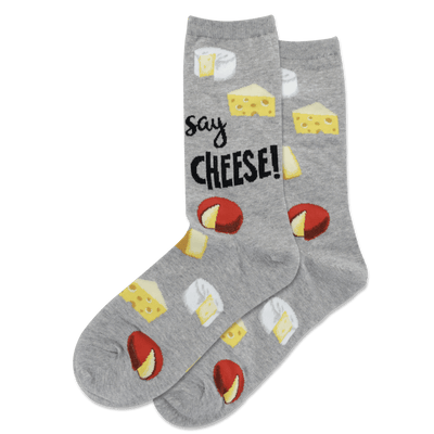 SAY CHEESE, Women's Crew - Hot Sox - The Sock Monster