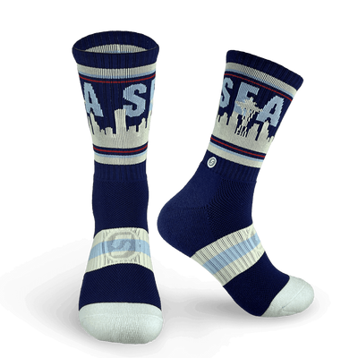 SkyLine Seattle Socks - Rink - Skyline Socks - The Sock Monster