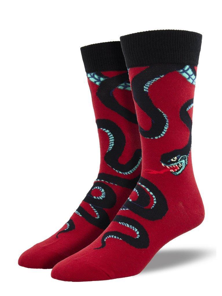 Slither Me Timbers, Men's Crew - Socksmith - The Sock Monster