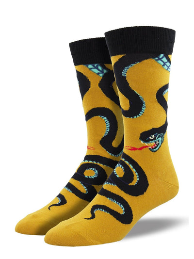 Slither Me Timbers, Men's Crew - Socksmith - The Sock Monster