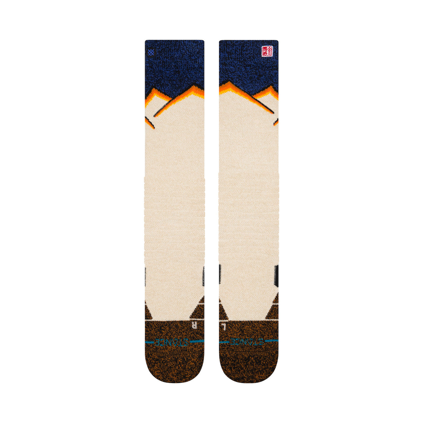 Slopes | Merino Blend | All Gender Over-the-Calf Snow Socks