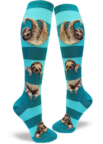 Sloth Stripe | Women's Knee-high