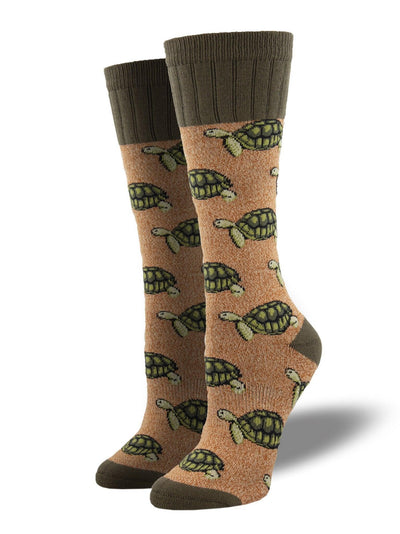 Slow and Steady, Outlands Collection, Women's Boot Sock - Socksmith - The Sock Monster