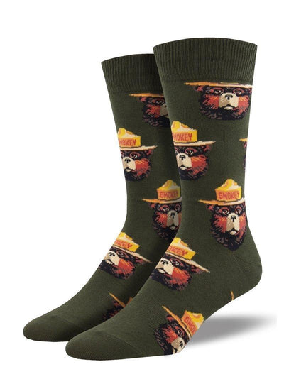 Smokey Face, Men's Crew - Socksmith - The Sock Monster