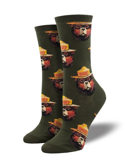 Smokey Face, Women's Crew - Socksmith - The Sock Monster