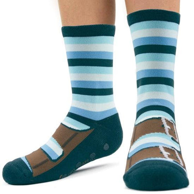 Socks and Sandals Non-skid Slipper Socks, Women's Crew - Foot Traffic - The Sock Monster