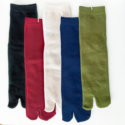 Solid Colored Cotton, Tabi Crew - Ninja Socks - Socks Up - The Sock Monster