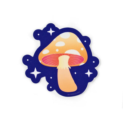 Space Mushroom Sticker - Seltzer - The Sock Monster