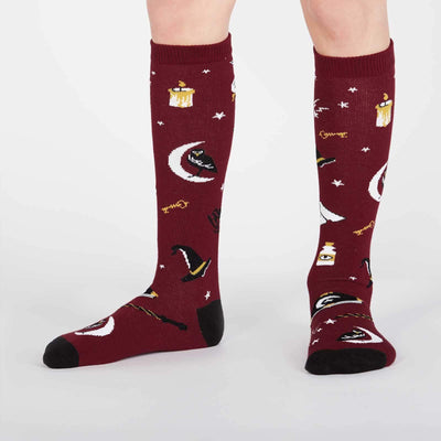 Spells Trouble, Youth Knee High - Sock It To Me - The Sock Monster