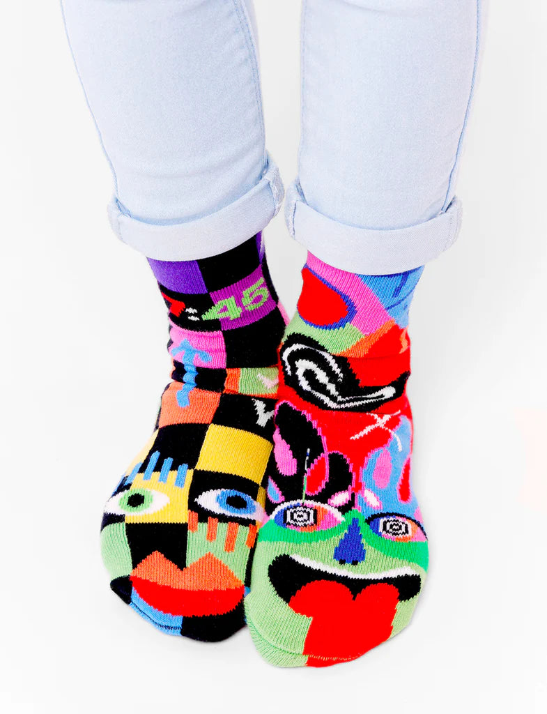 Planner & Spontaneous | Kids Socks | Mismatched Fun Crazy Cute Socks