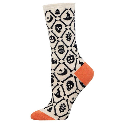 Spooky Icons, Women's Crew - Socksmith - The Sock Monster