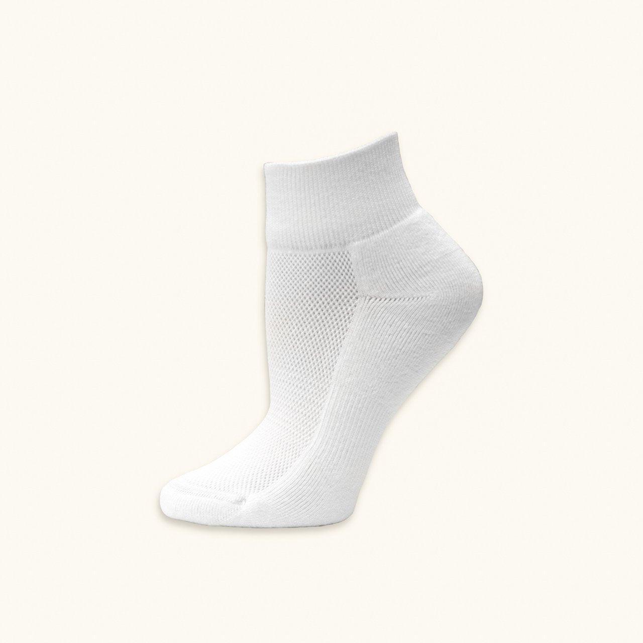 Sport Sock, 74.4% Organic Cotton, Quarter Crew - Maggie's Organics - The Sock Monster
