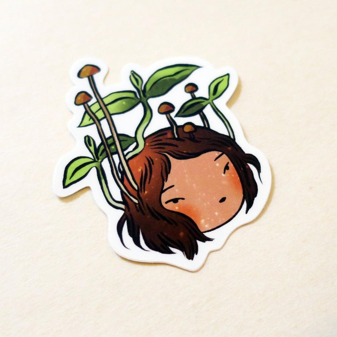 Sprout | Vinyl Sticker – The Sock Monster