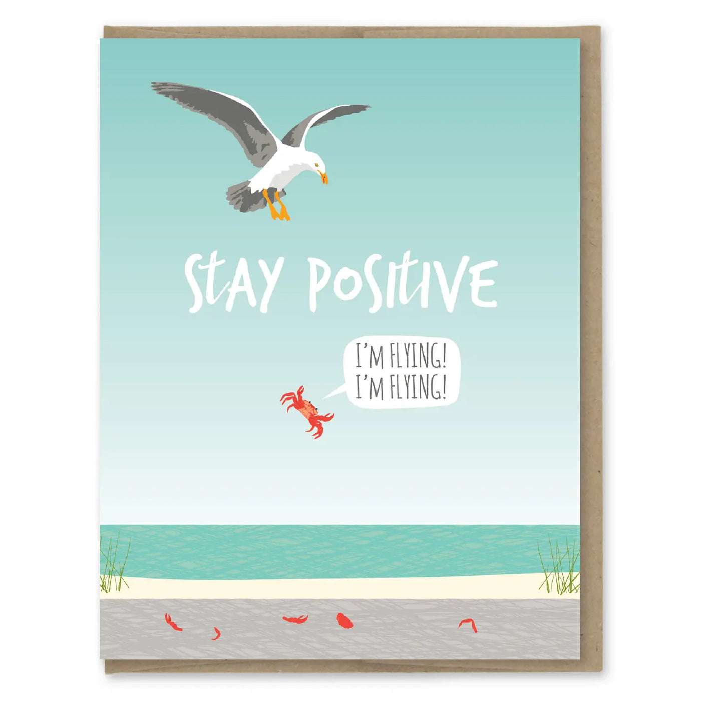 Stay Positive | Encouragement Card – The Sock Monster