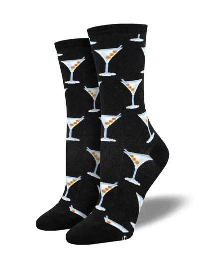 STIRRED MARTINI, Women's Crew - Socksmith - The Sock Monster