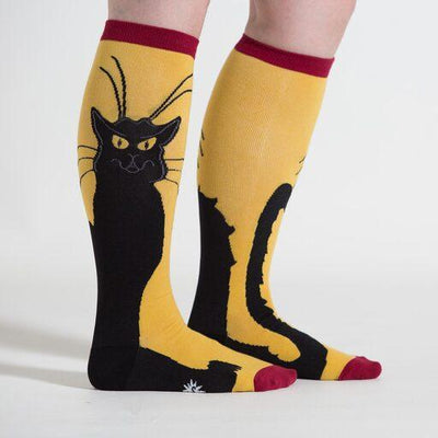 STRETCH-IT™ Chat Noir Socks - Sock It To Me - The Sock Monster