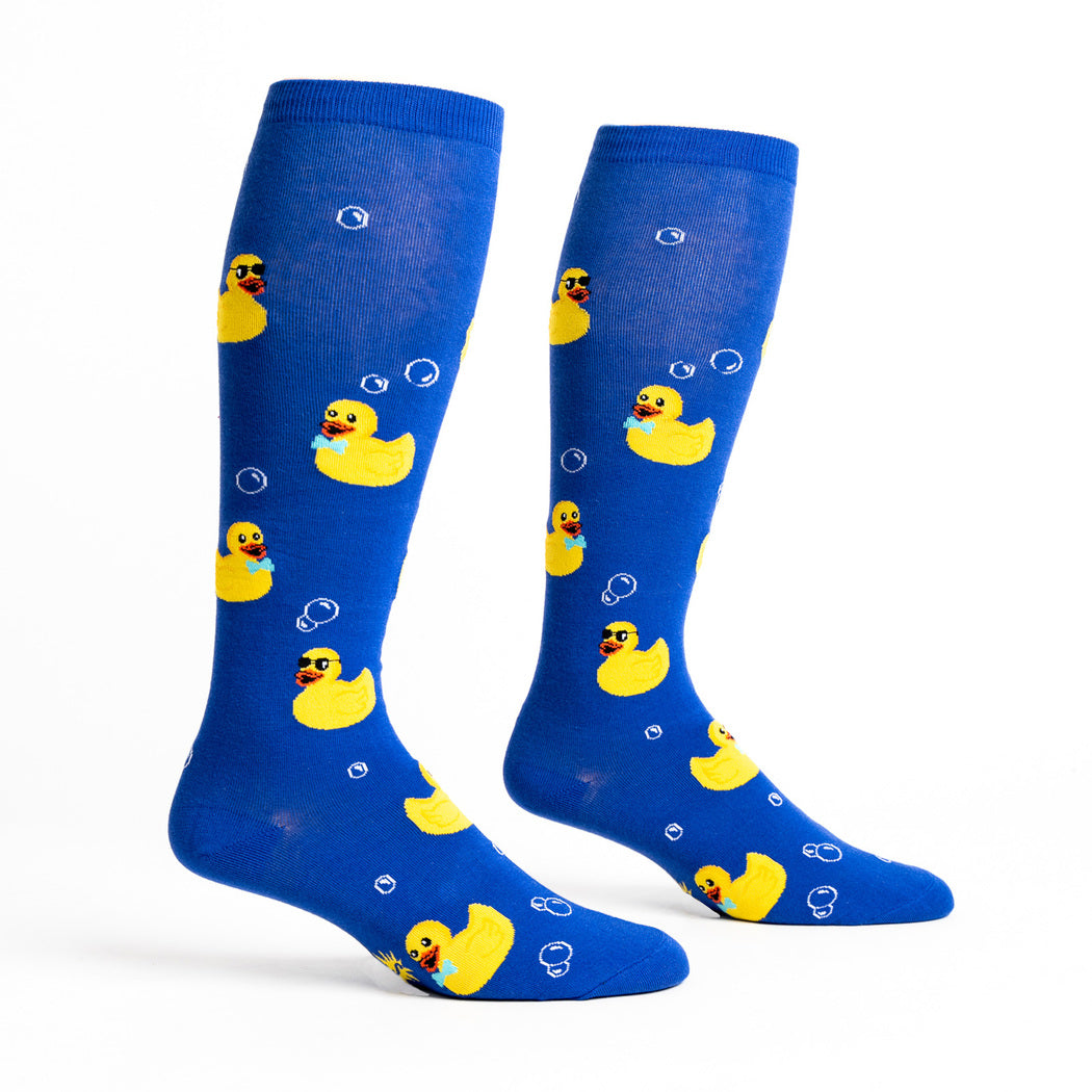 Rubber Duckie | All Gender Stretch-It™  Wide Calf Knee-high