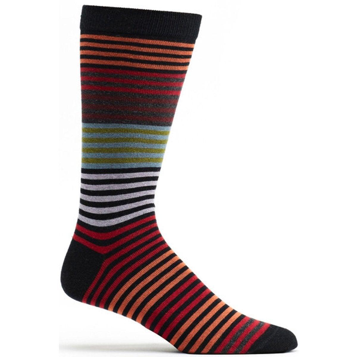Stripy Sock, Men's Crew - Ozone Design Inc - The Sock Monster